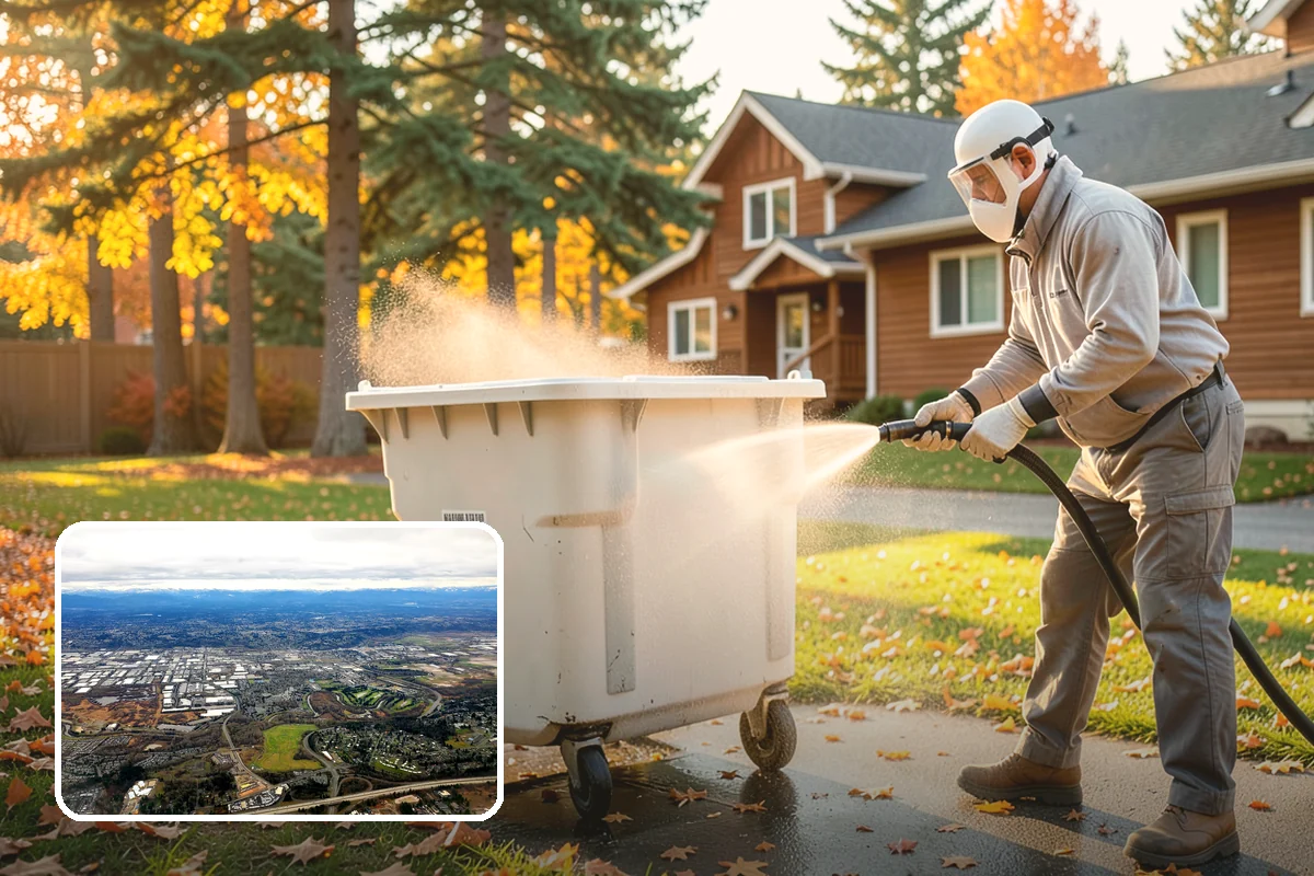 Balcony Cleaning in Kent, King County, WA - Removes slick moss and film from balcony flooring