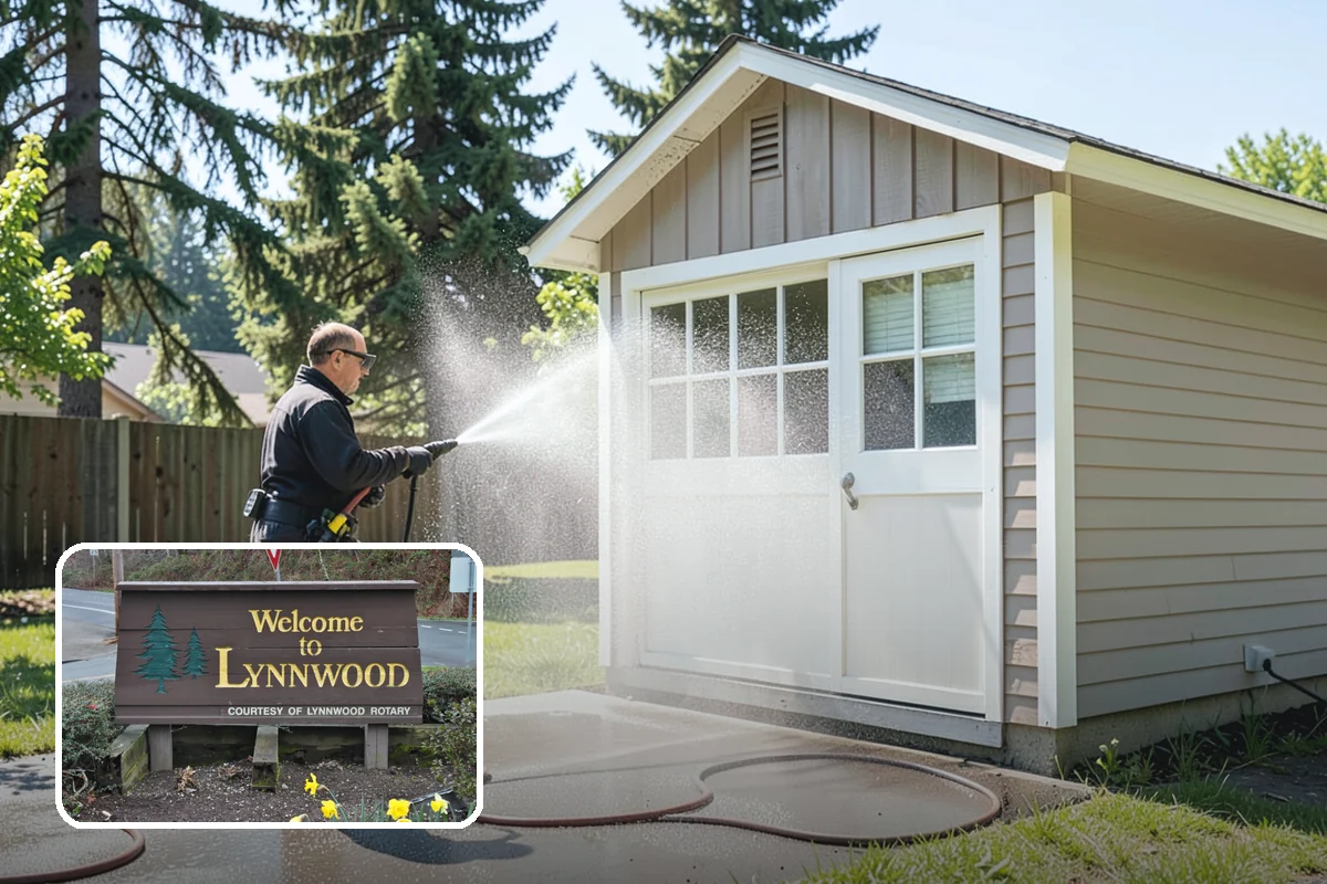 Balcony Cleaning in Lynnwood, Snohomish County, WA - Removes slick moss and film from balcony flooring