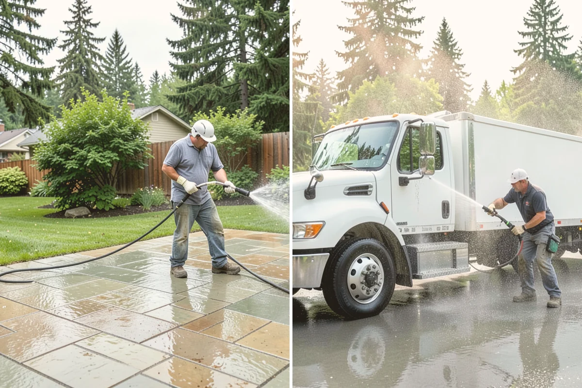 Balcony Cleaning in Lynnwood, Snohomish County, WA - Clear furniture and loose debris from the balcony