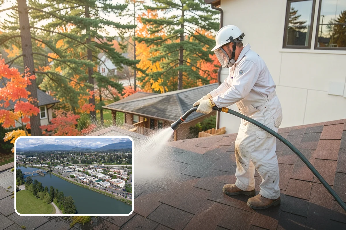 Balcony Cleaning in Mount Vernon, Skagit County, WA - Removes slick moss and film from balcony flooring
