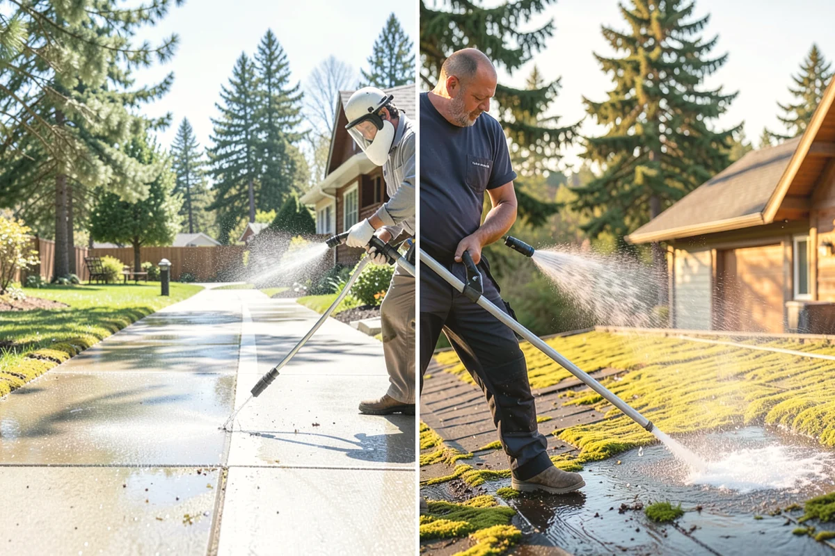 Balcony Cleaning in Mukilteo, Snohomish County, WA - Clear furniture and loose debris from the balcony