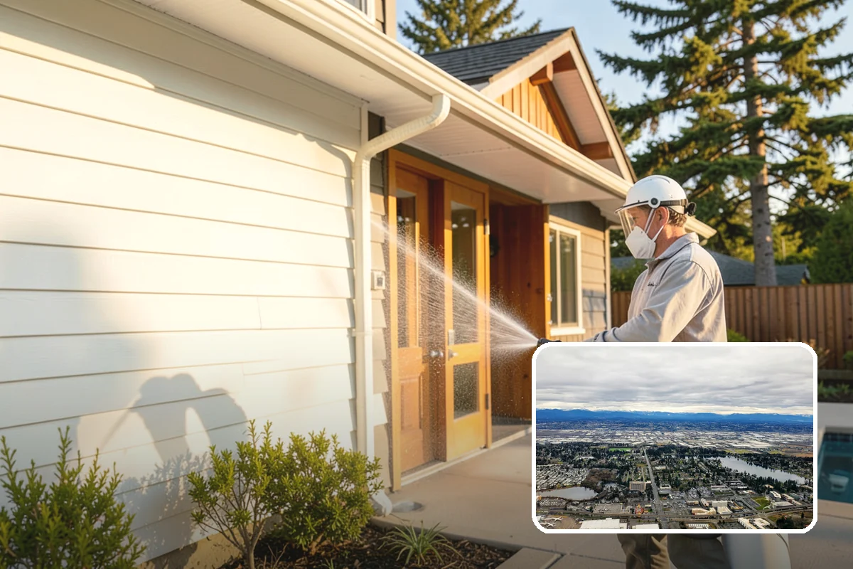Balcony Cleaning in SeaTac, King County, WA - Removes slick moss and film from balcony flooring