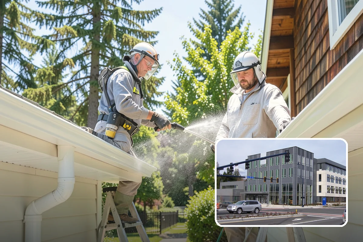 Balcony Cleaning in Shoreline, King County, WA - Removes slick moss and film from balcony flooring