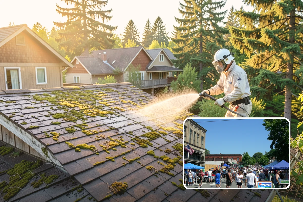 Balcony Cleaning in Snohomish, Snohomish County, WA - Removes slick moss and film from balcony flooring