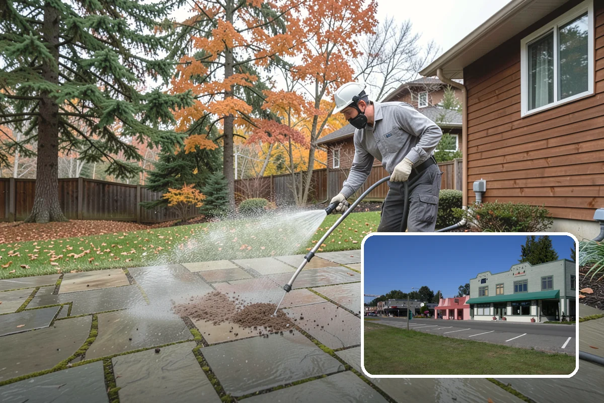 Balcony Cleaning in Snoqualmie, King County, WA - Removes slick moss and film from balcony flooring