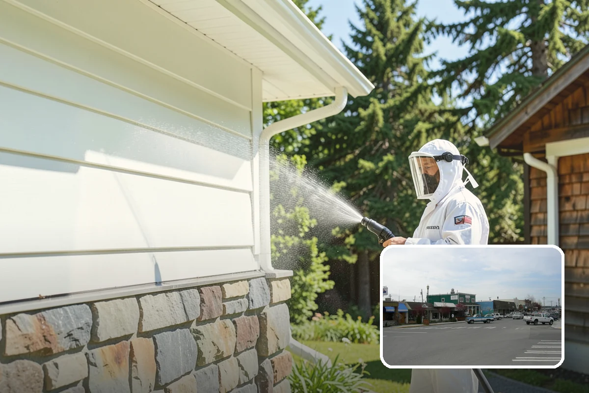 Balcony Cleaning in Stanwood, Snohomish County, WA - Removes slick moss and film from balcony flooring
