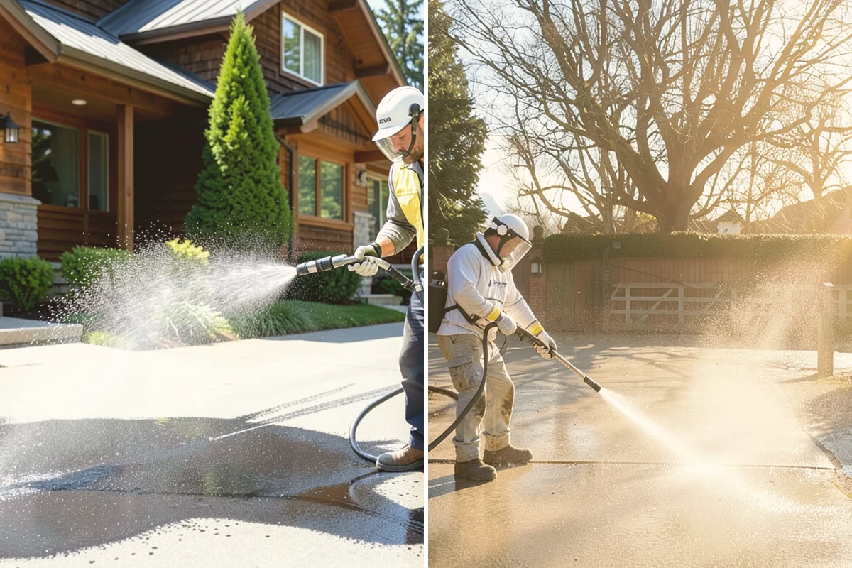 Balcony Cleaning in Stanwood, Snohomish County, WA - Clear furniture and loose debris from the balcony
