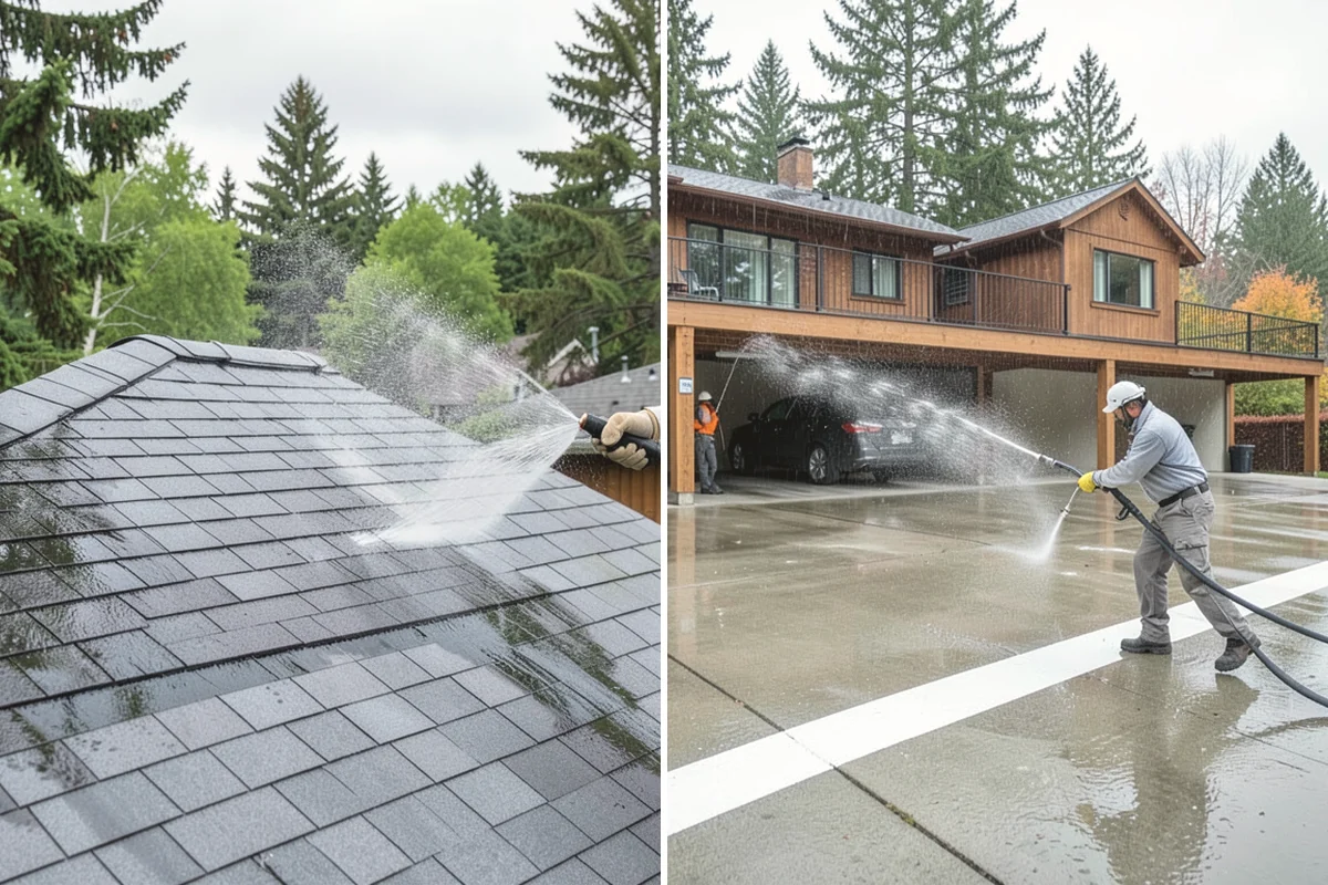 Balcony Cleaning in Tukwila, King County, WA - Clear furniture and loose debris from the balcony
