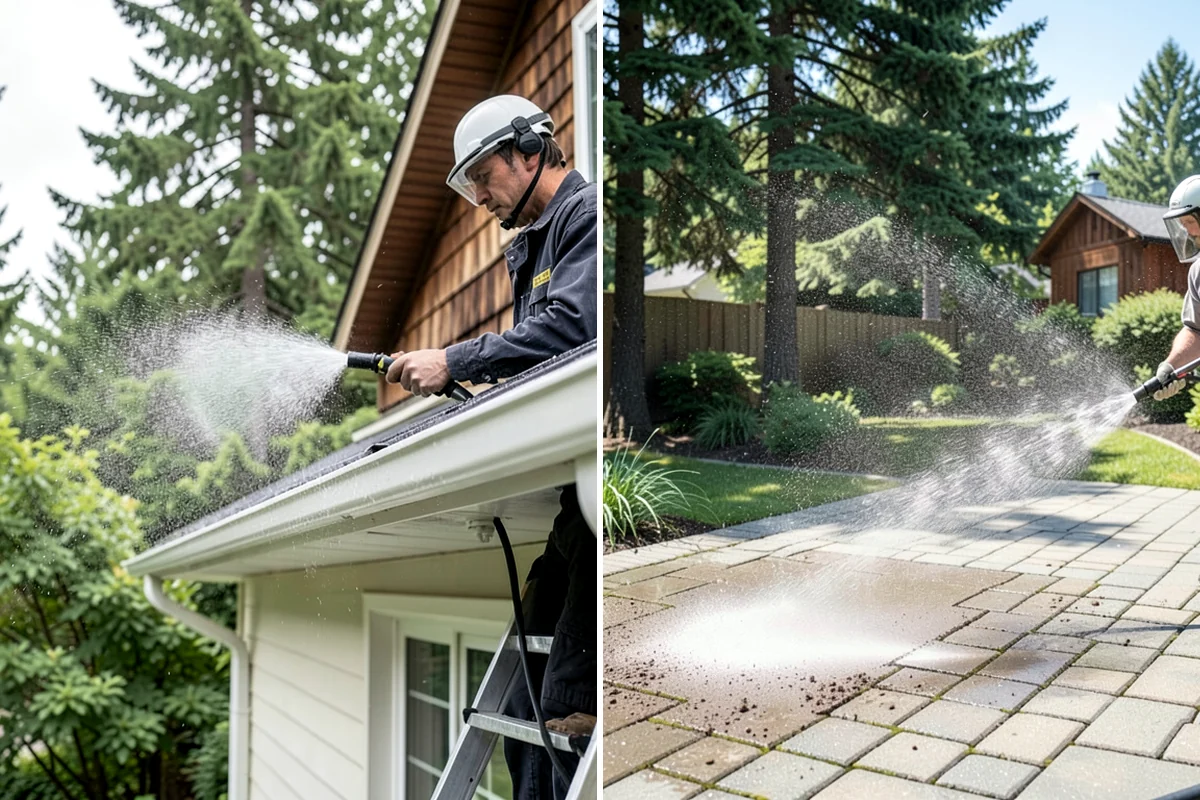 Bank Exterior Cleaning in Arlington, Snohomish County, WA - Coordinate access around hours and security systems