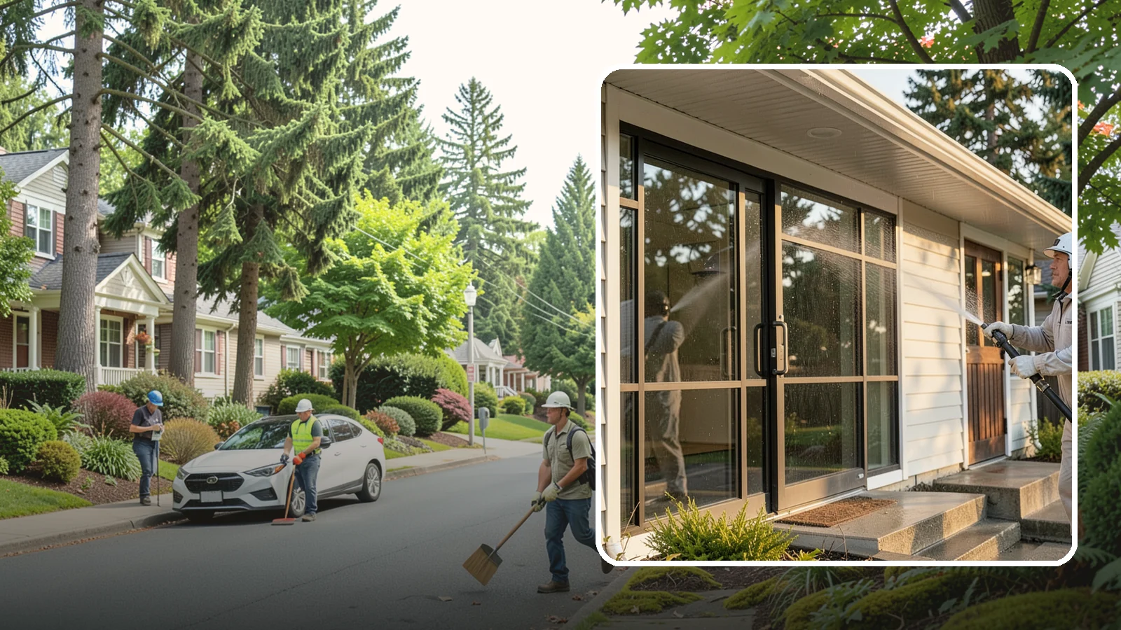Bank Exterior Cleaning in Beaux Arts Village, King County, WA - Polished exterior cleaning for banks and credit unions that keeps facades, entrances, ATM areas, and drive-up lanes looking...