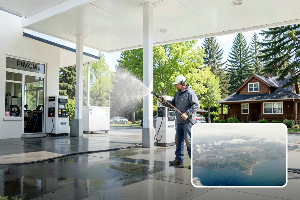 Bank Exterior Cleaning in Burien, King County, WA - Maintains a clean, trustworthy image at every customer touch point