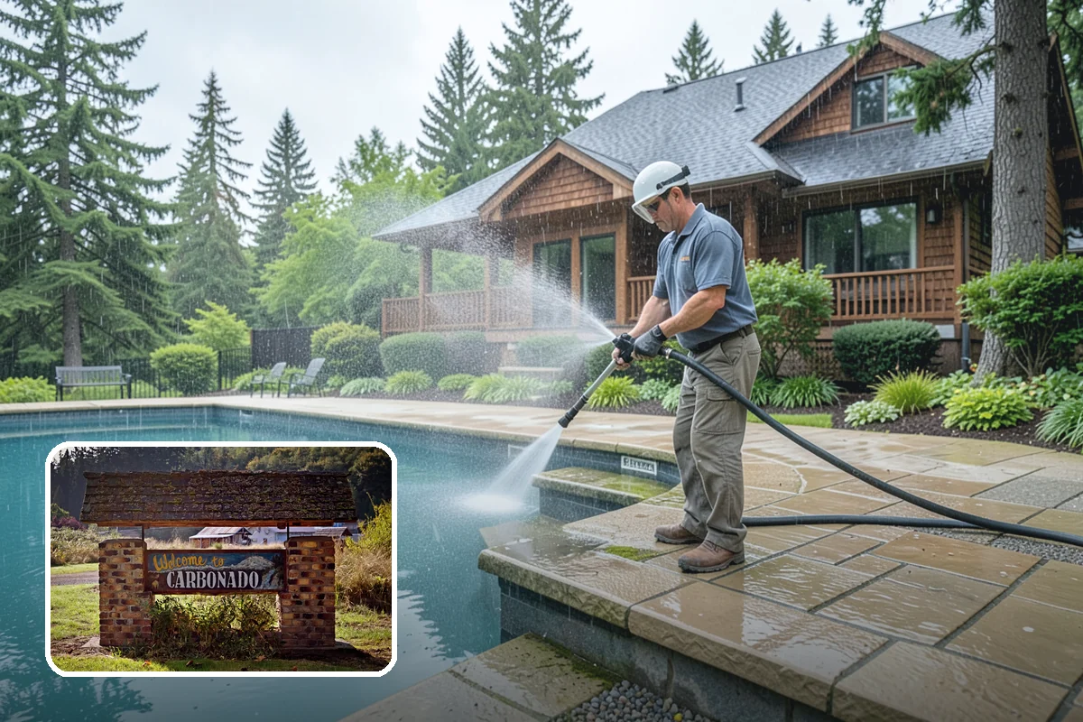 Bank Exterior Cleaning in Carbonado, Pierce County, WA - Maintains a clean, trustworthy image at every customer touch point