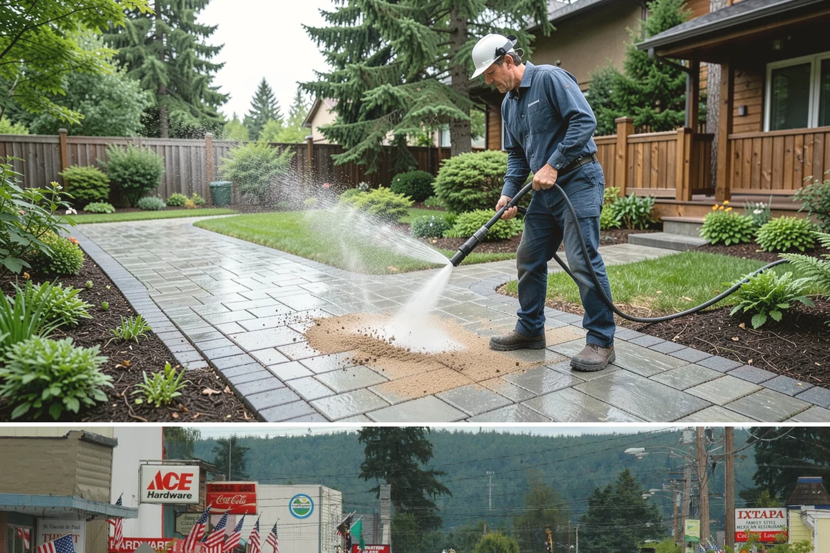 Bank Exterior Cleaning in Carnation, King County, WA - Quarterly cleaning keeps a bank exterior consistently sharp, with added attention in spring when pollen and algae peak.