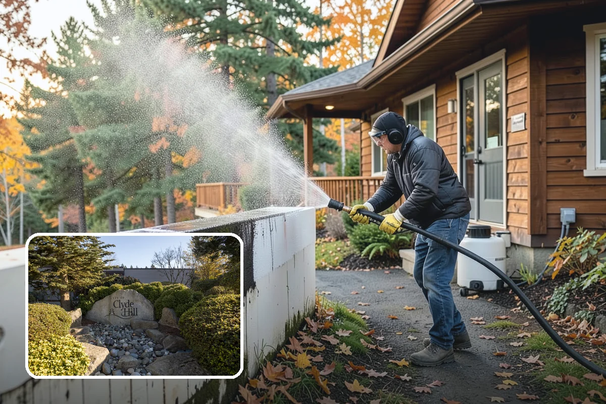 Bank Exterior Cleaning in Clyde Hill, King County, WA - Maintains a clean, trustworthy image at every customer touch point