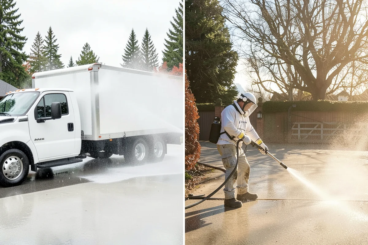 Bank Exterior Cleaning in Concrete, Skagit County, WA - Coordinate access around hours and security systems
