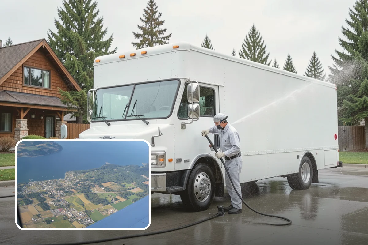 Bank Exterior Cleaning in Coupeville, Island County, WA - Maintains a clean, trustworthy image at every customer touch point