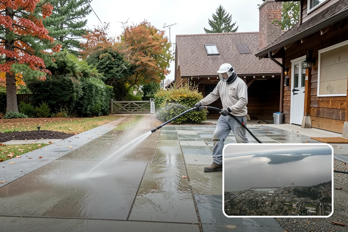 Bank Exterior Cleaning in Des Moines, King County, WA - Maintains a clean, trustworthy image at every customer touch point