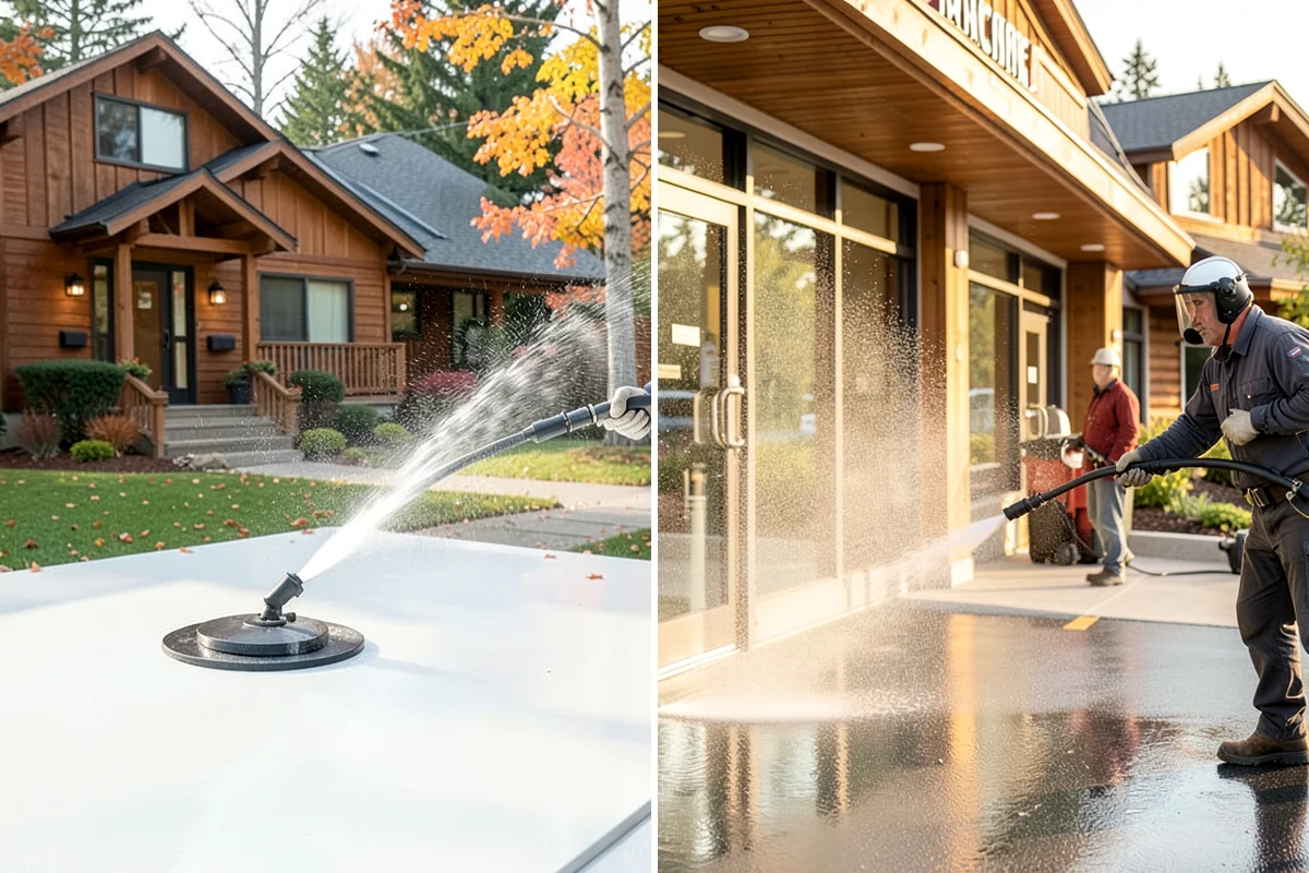 Bank Exterior Cleaning in DuPont, Pierce County, WA - Coordinate access around hours and security systems