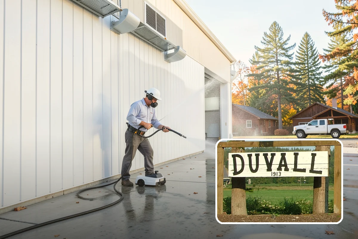 Bank Exterior Cleaning in Duvall, King County, WA - Maintains a clean, trustworthy image at every customer touch point