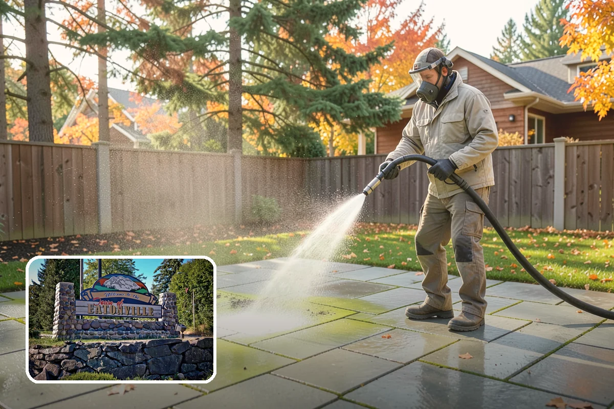 Bank Exterior Cleaning in Eatonville, Pierce County, WA - Maintains a clean, trustworthy image at every customer touch point