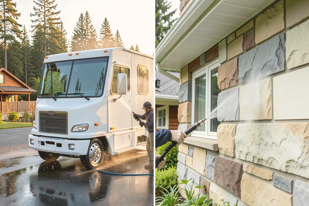 Bank Exterior Cleaning in Eatonville, Pierce County, WA - Coordinate access around hours and security systems