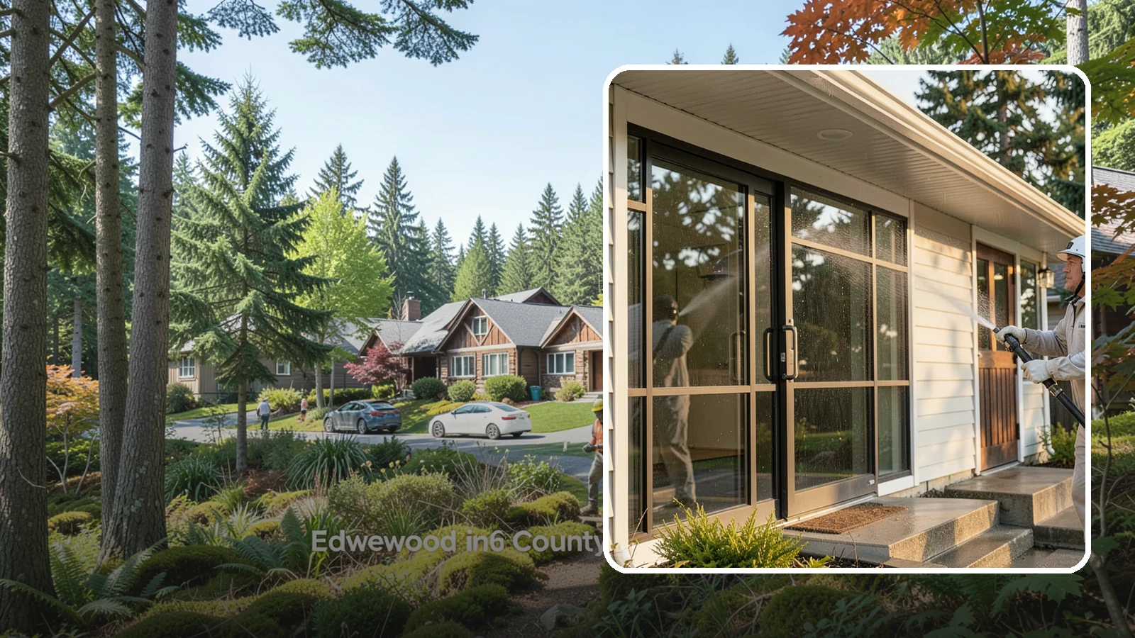 Bank Exterior Cleaning in Edgewood, Pierce County, WA - Polished exterior cleaning for banks and credit unions that keeps facades, entrances, ATM areas, and drive-up lanes looking...