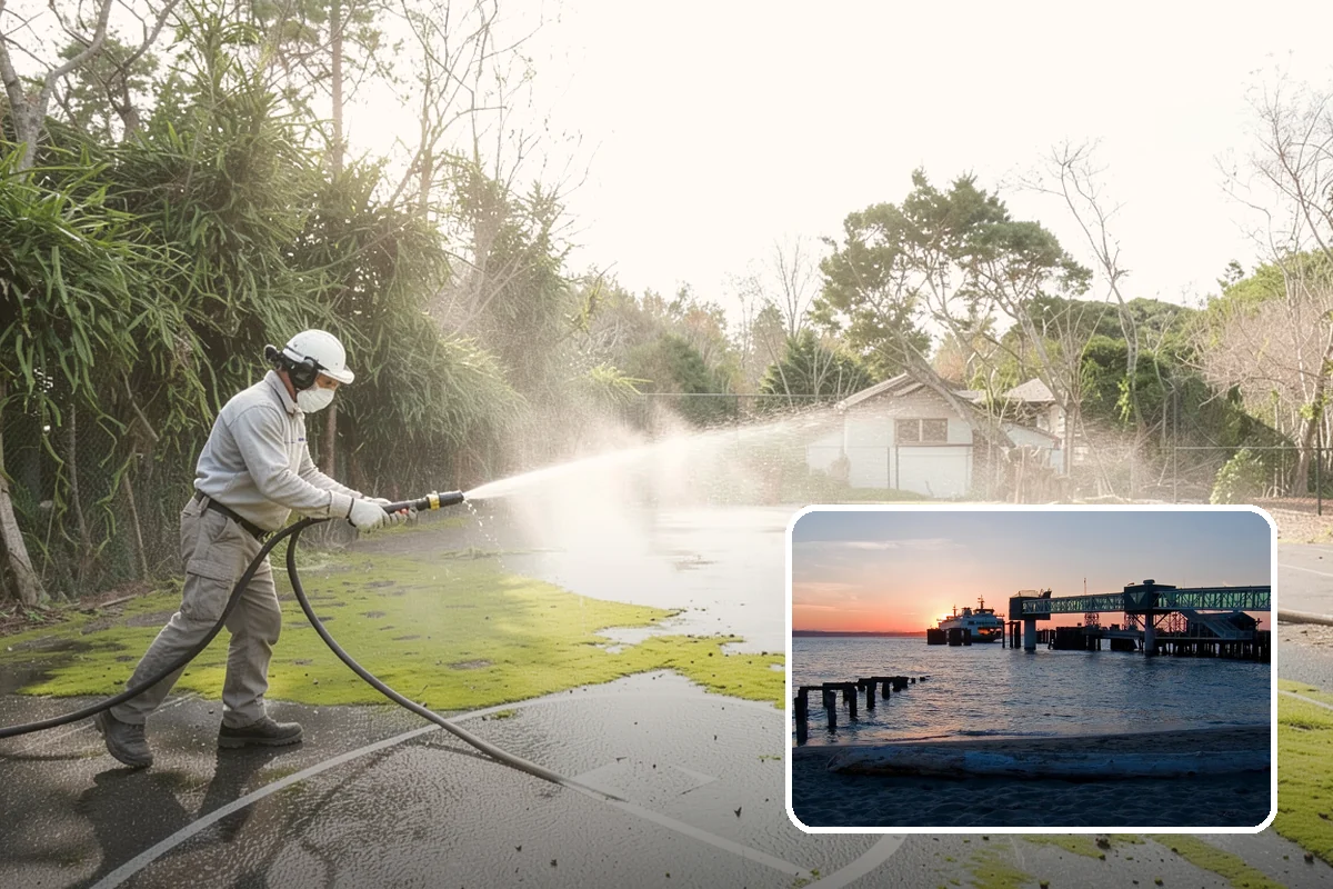 Bank Exterior Cleaning in Edmonds, Snohomish County, WA - Maintains a clean, trustworthy image at every customer touch point