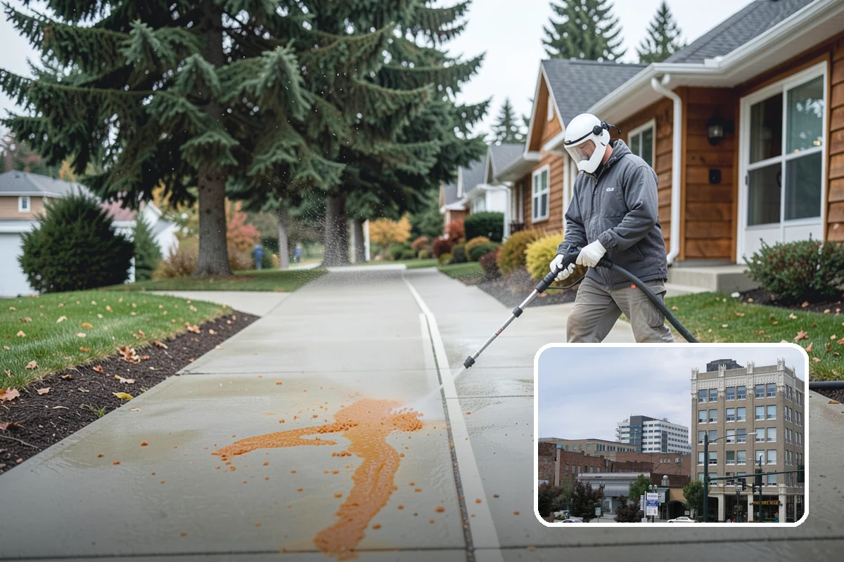 Bank Exterior Cleaning in Everett, Snohomish County, WA - Maintains a clean, trustworthy image at every customer touch point