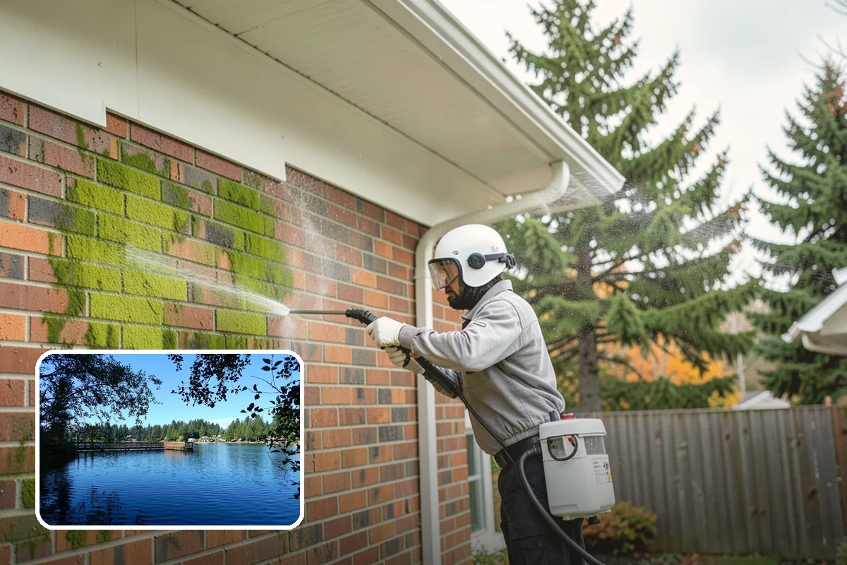 Bank Exterior Cleaning in Federal Way, King County, WA - Maintains a clean, trustworthy image at every customer touch point