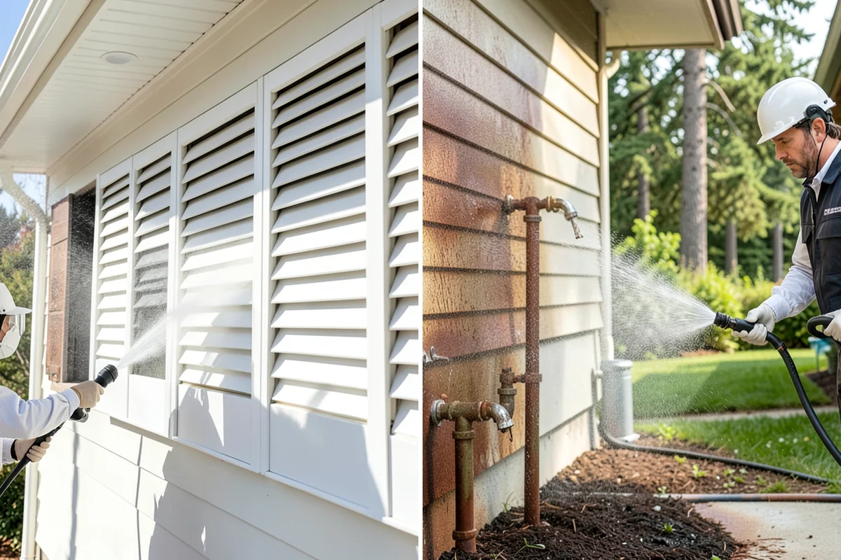 Bank Exterior Cleaning in Fircrest, Pierce County, WA - Coordinate access around hours and security systems