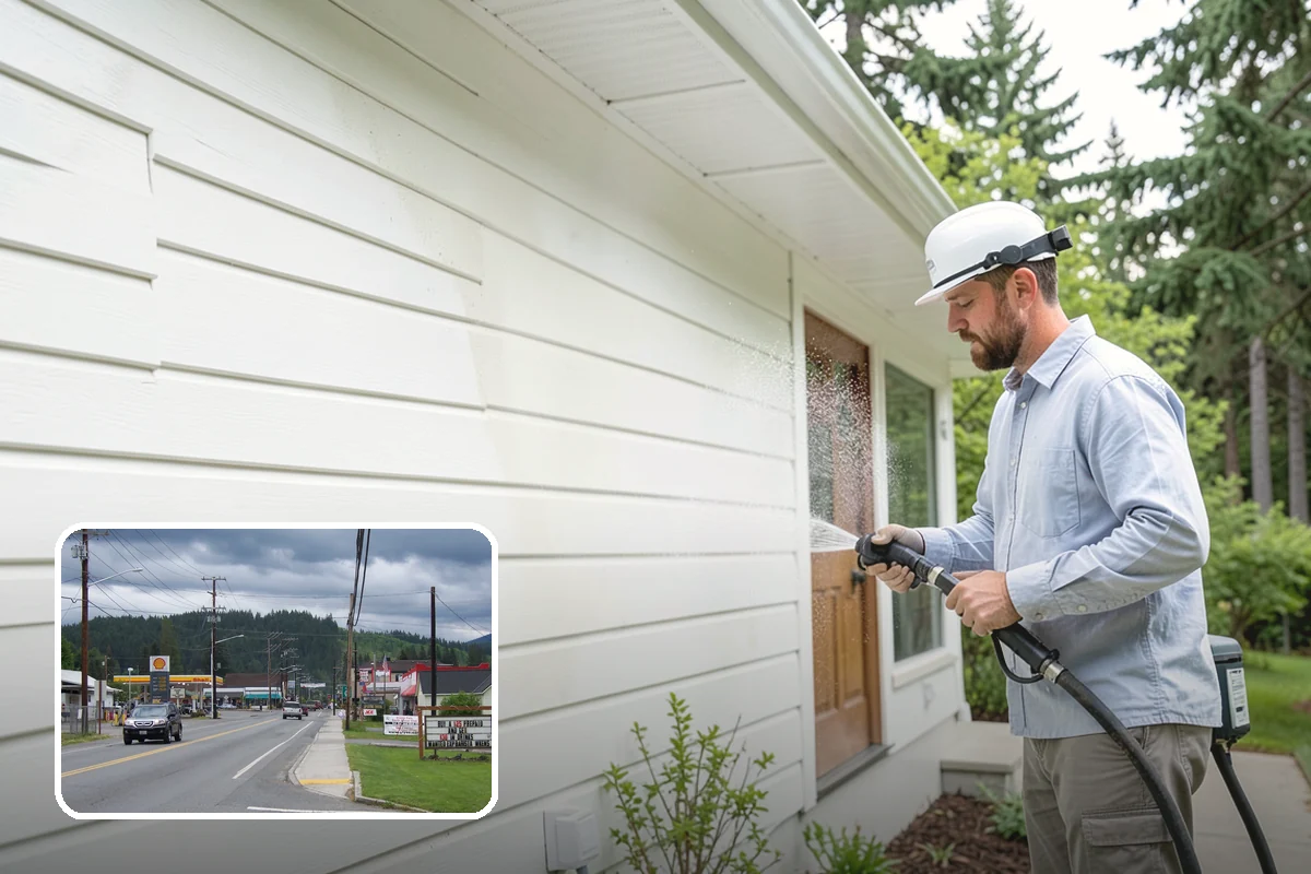 Bank Exterior Cleaning in Granite Falls, Snohomish County, WA - Maintains a clean, trustworthy image at every customer touch point