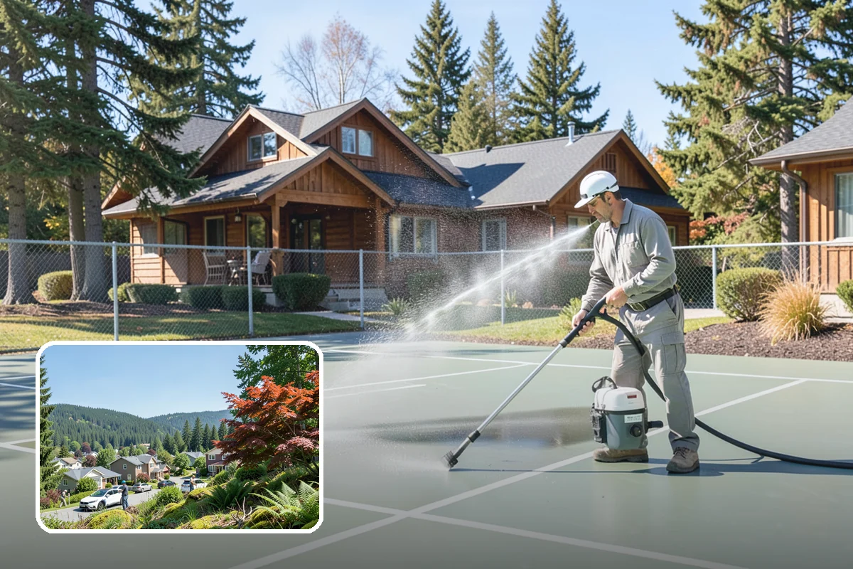 Bank Exterior Cleaning in Index, Snohomish County, WA - Maintains a clean, trustworthy image at every customer touch point