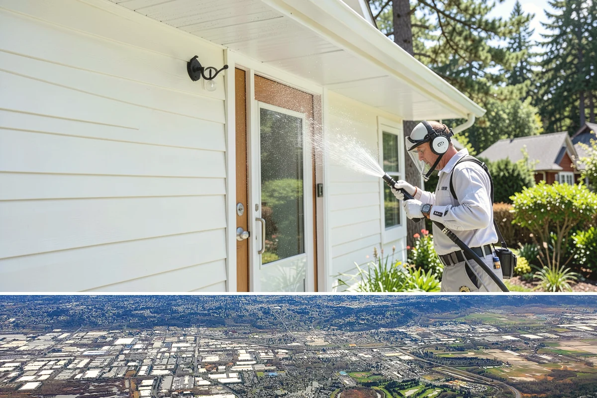 Bank Exterior Cleaning in Kent, King County, WA - Quarterly cleaning keeps a bank exterior consistently sharp, with added attention in spring when pollen and algae peak.