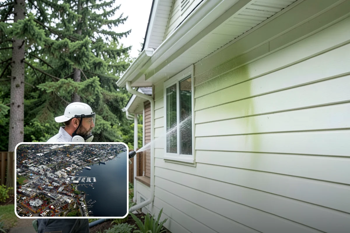Bank Exterior Cleaning in Kirkland, King County, WA - Maintains a clean, trustworthy image at every customer touch point