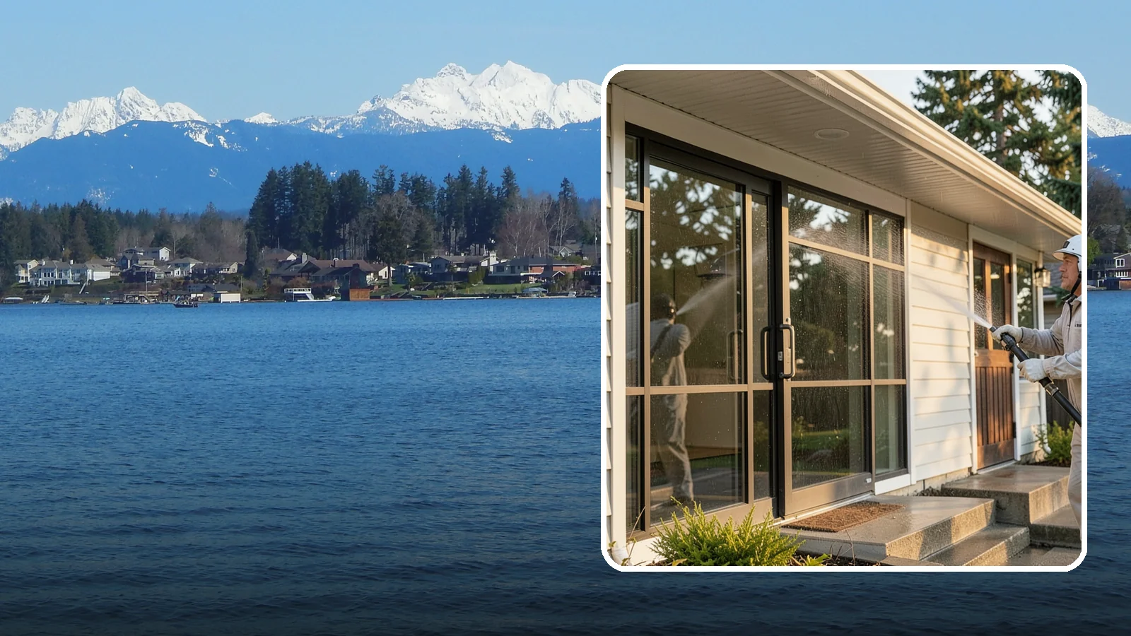 Bank Exterior Cleaning in Lake Stevens, Snohomish County, WA - Polished exterior cleaning for banks and credit unions that keeps facades, entrances, ATM areas, and drive-up lanes looking...