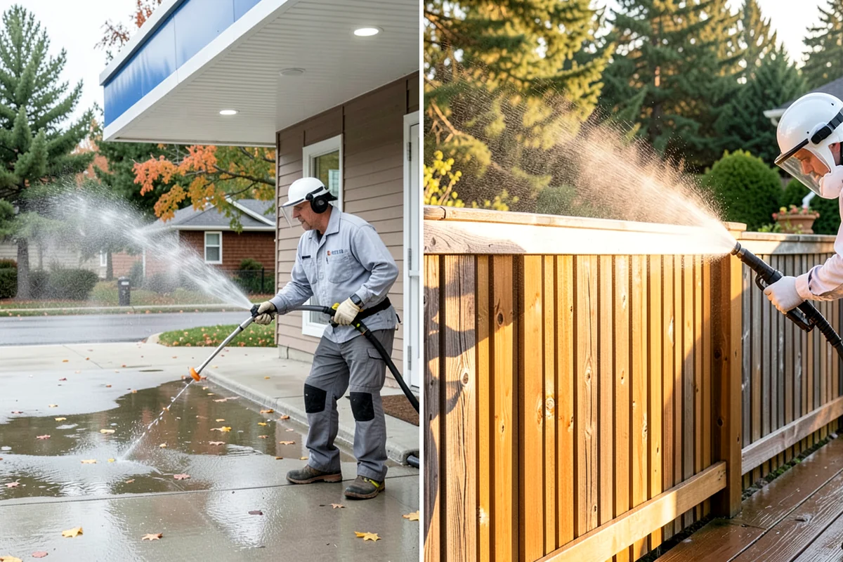 Bank Exterior Cleaning in Lakewood, Pierce County, WA - Coordinate access around hours and security systems