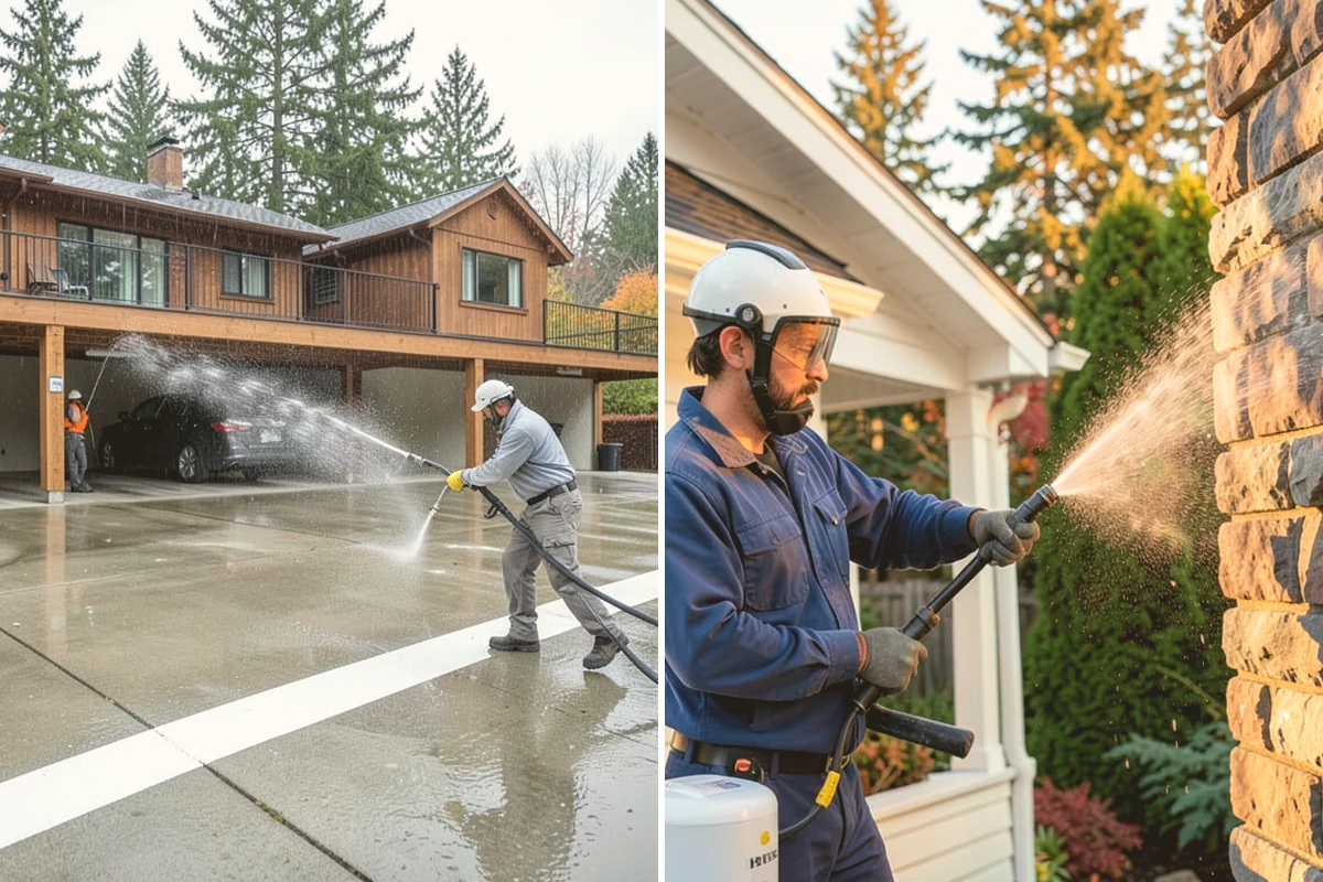 Bank Exterior Cleaning in Langley, Island County, WA - Coordinate access around hours and security systems