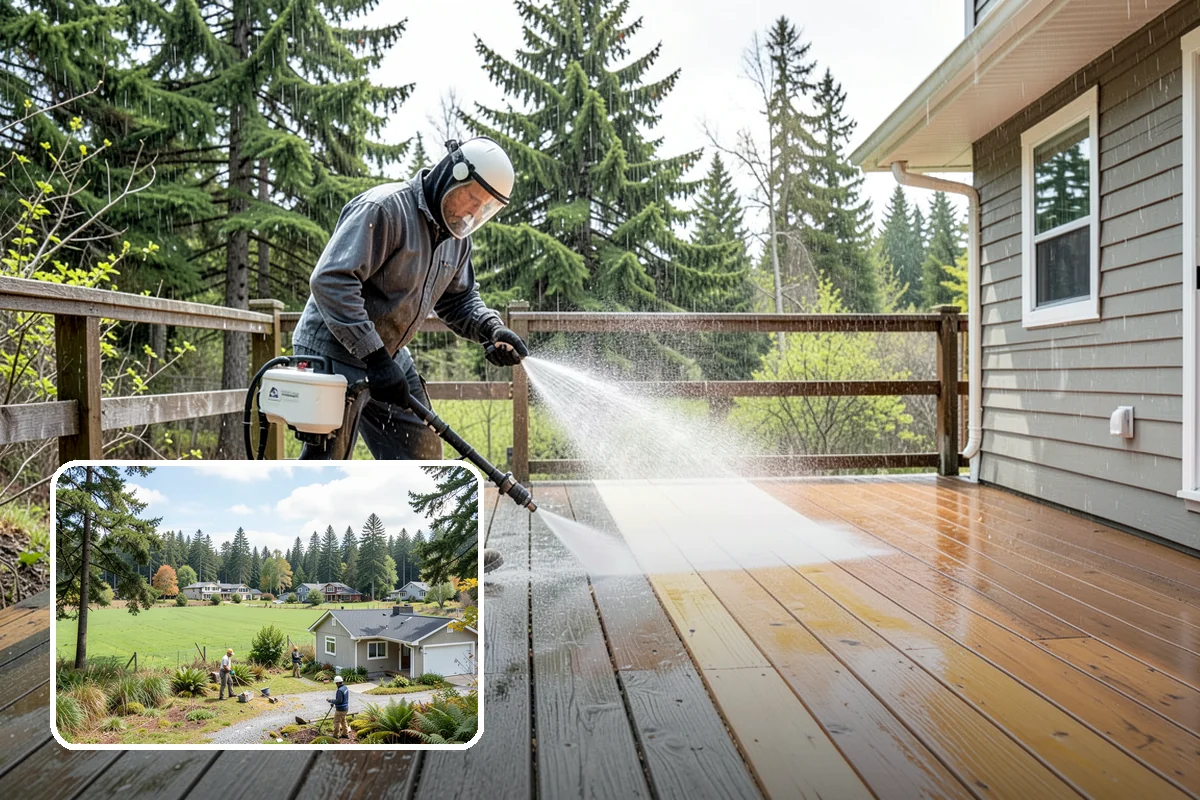 Bank Exterior Cleaning in Lyman, Skagit County, WA - Maintains a clean, trustworthy image at every customer touch point