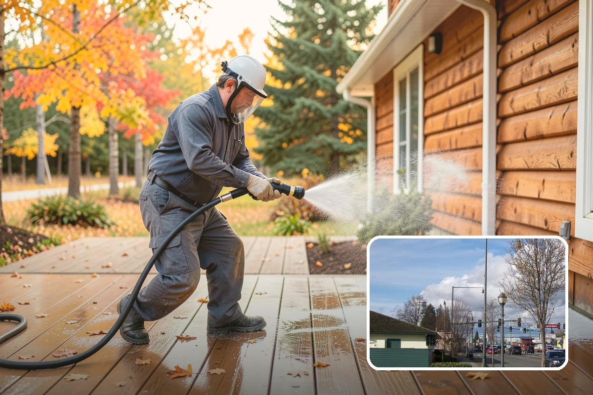 Bank Exterior Cleaning in Marysville, Snohomish County, WA - Maintains a clean, trustworthy image at every customer touch point