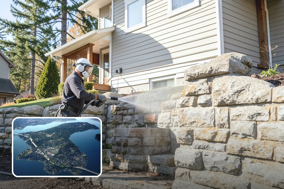Bank Exterior Cleaning in Mercer Island, King County, WA - Maintains a clean, trustworthy image at every customer touch point