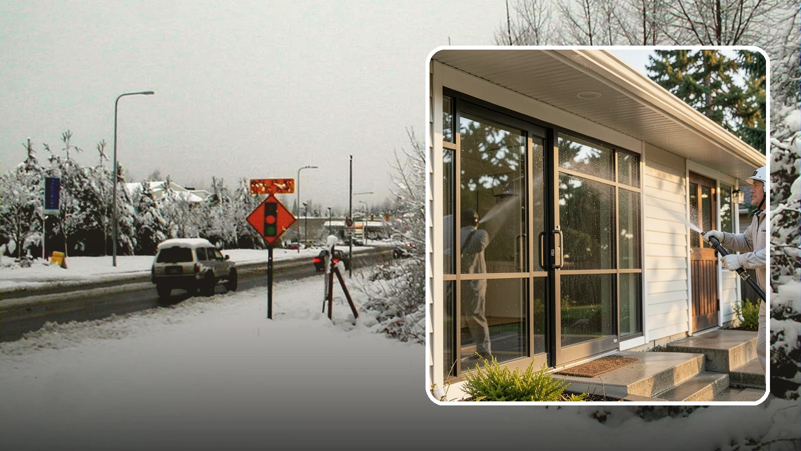 Bank Exterior Cleaning in Newcastle, King County, WA - Polished exterior cleaning for banks and credit unions that keeps facades, entrances, ATM areas, and drive-up lanes looking...