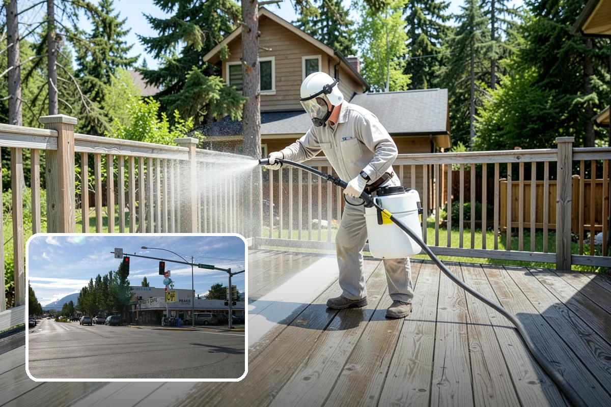 Bank Exterior Cleaning in North Bend, King County, WA - Maintains a clean, trustworthy image at every customer touch point