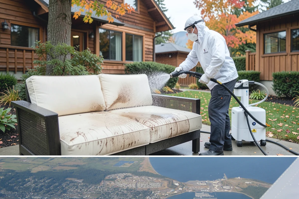 Bank Exterior Cleaning in Oak Harbor, Island County, WA - Quarterly cleaning keeps a bank exterior consistently sharp, with added attention in spring when pollen and algae peak.