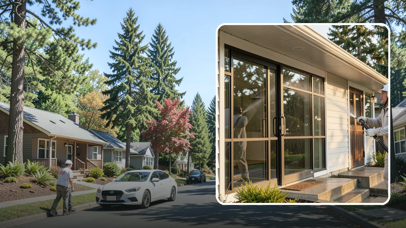 Bank Exterior Cleaning in Orting, Pierce County, WA - Polished exterior cleaning for banks and credit unions that keeps facades, entrances, ATM areas, and drive-up lanes looking...