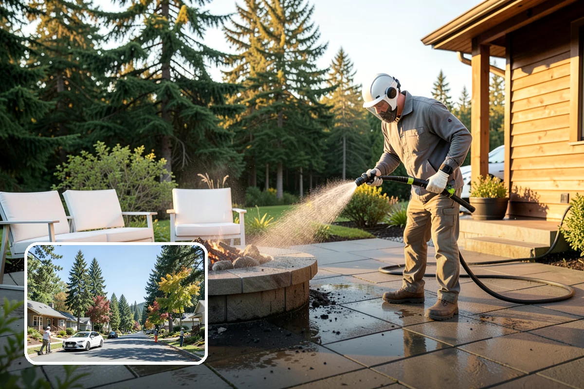 Bank Exterior Cleaning in Orting, Pierce County, WA - Maintains a clean, trustworthy image at every customer touch point