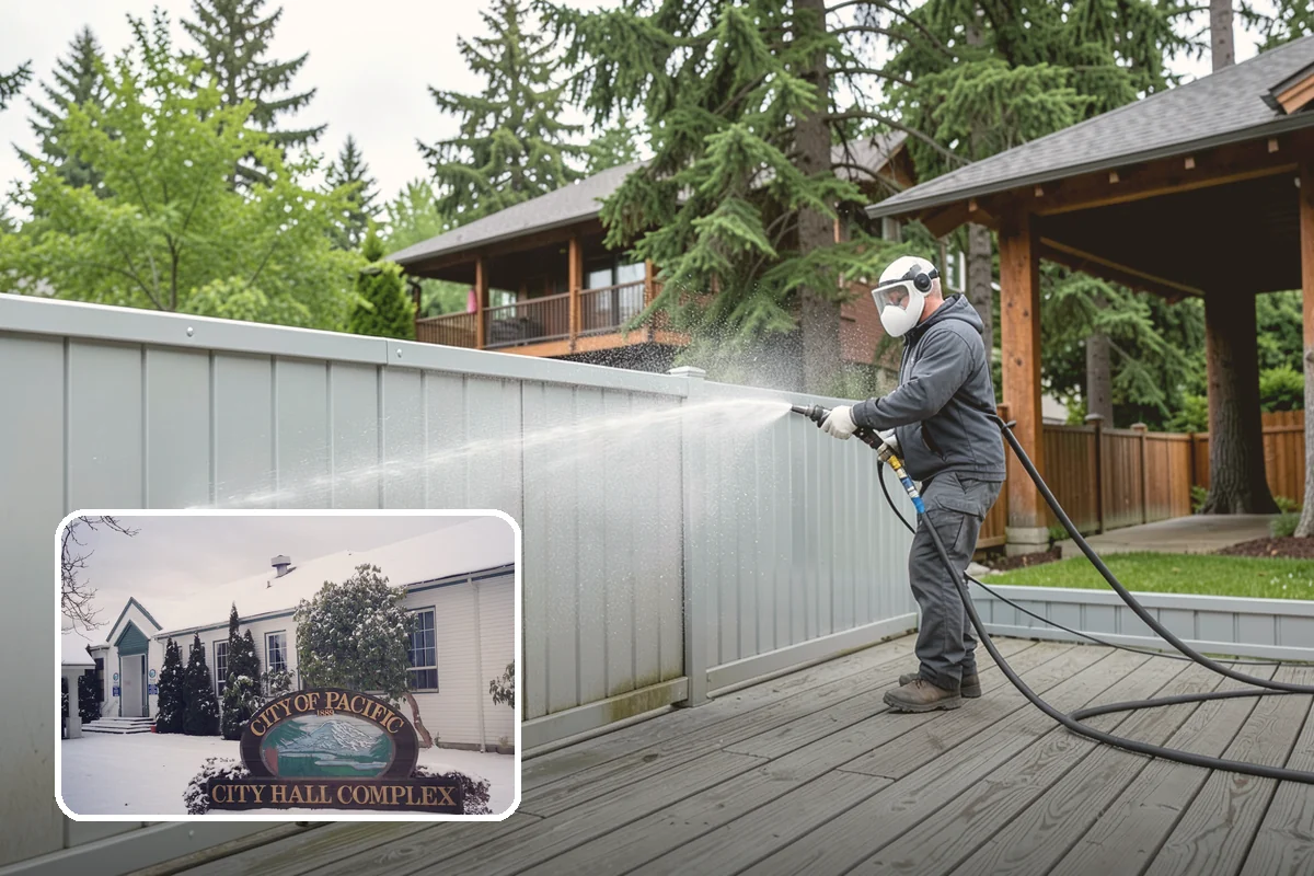 Bank Exterior Cleaning in Pacific, King County, WA - Maintains a clean, trustworthy image at every customer touch point