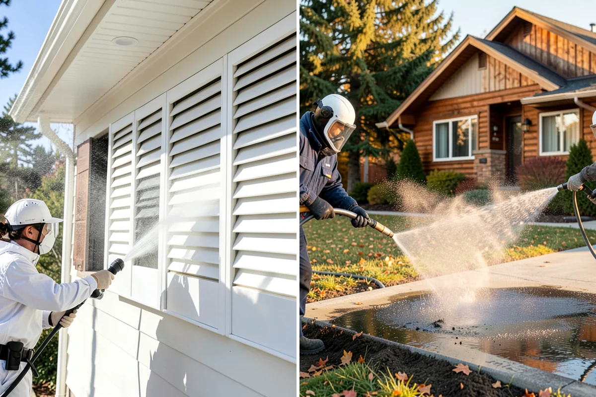 Bank Exterior Cleaning in Pacific, King County, WA - Coordinate access around hours and security systems