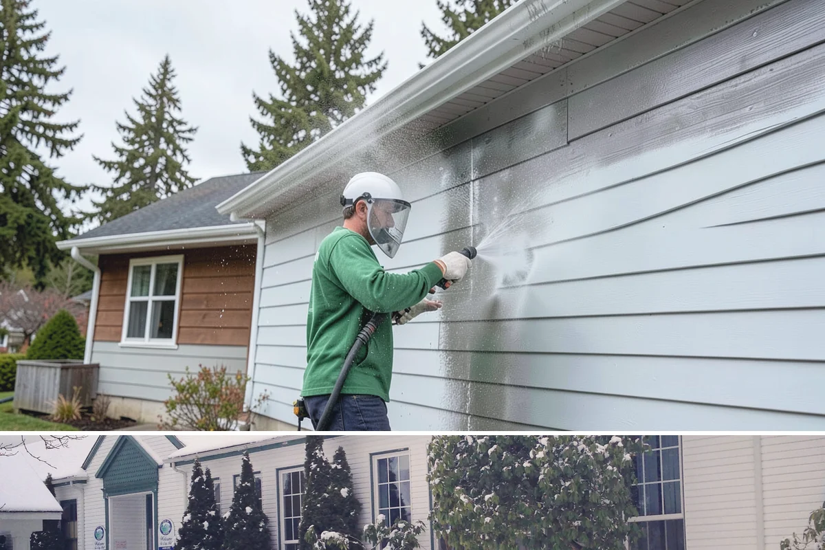 Bank Exterior Cleaning in Pacific, King County, WA - Quarterly cleaning keeps a bank exterior consistently sharp, with added attention in spring when pollen and algae peak.