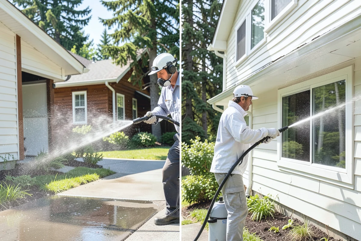 Bank Exterior Cleaning in Renton, King County, WA - Coordinate access around hours and security systems