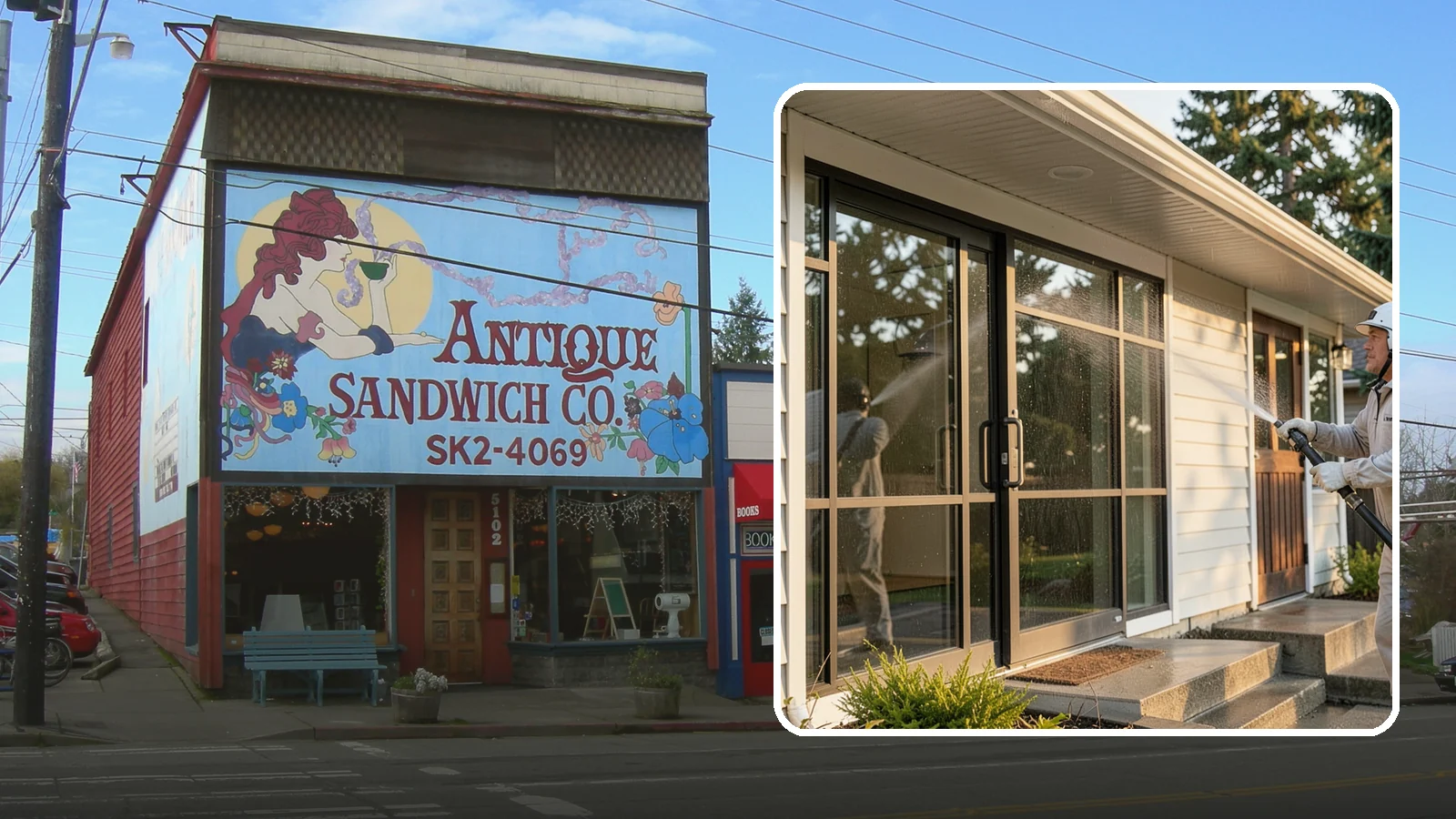 Bank Exterior Cleaning in Ruston, Pierce County, WA - Polished exterior cleaning for banks and credit unions that keeps facades, entrances, ATM areas, and drive-up lanes looking...